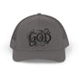 Divine Faith Snapback Trucker Cap - Spiritual Fashion, God Theme hat, Outdoor Style, Gift for Believers, Casual Wear