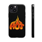 Stylish Phone Case, Hot Flames Design, Gift for Teens, Trendy Accessory, Protective Cover, Unique Phone Case