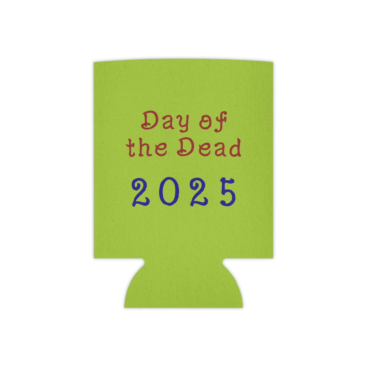 Day of the Dead Can Cooler, Colorful Skull Drink Holder, Party Favor for Dia de los Muertos, Eco-Friendly Beverage Insulator