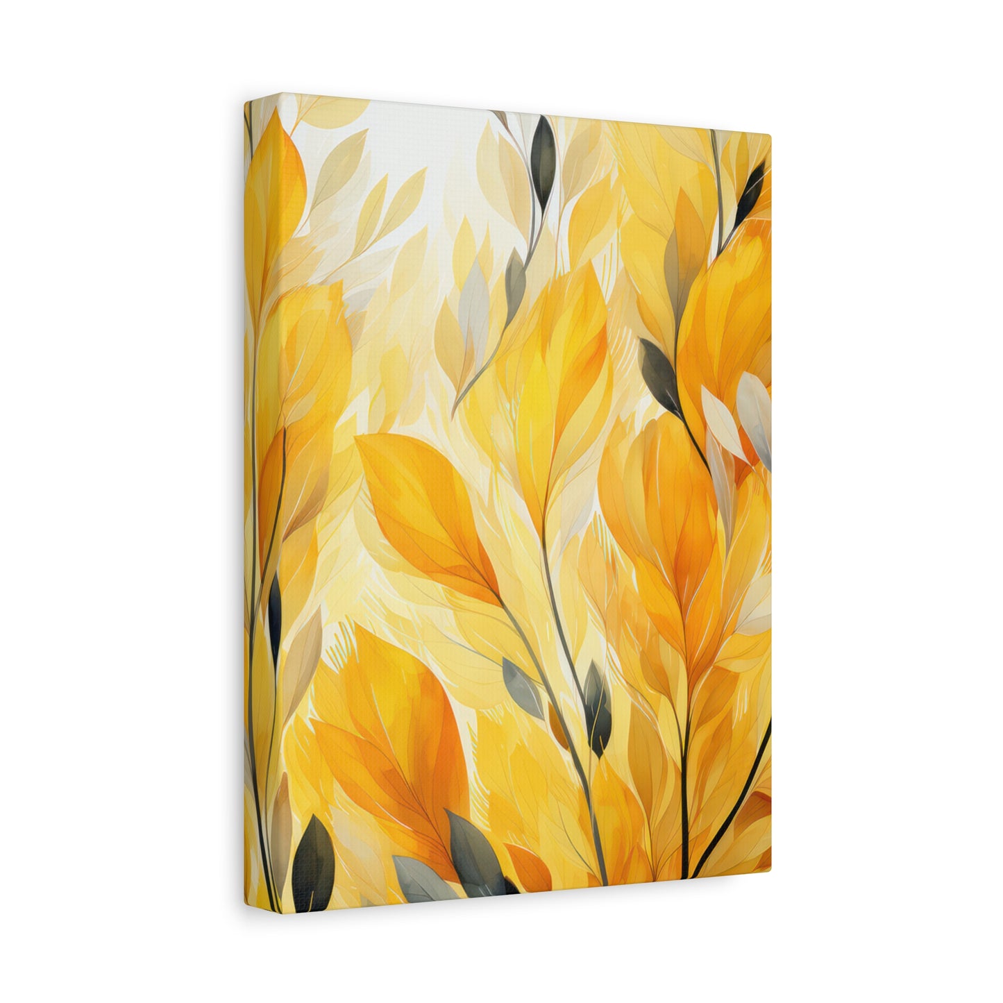 Gorgeous Yellow Matte Canvas Art Print, Stretched, 1.25"