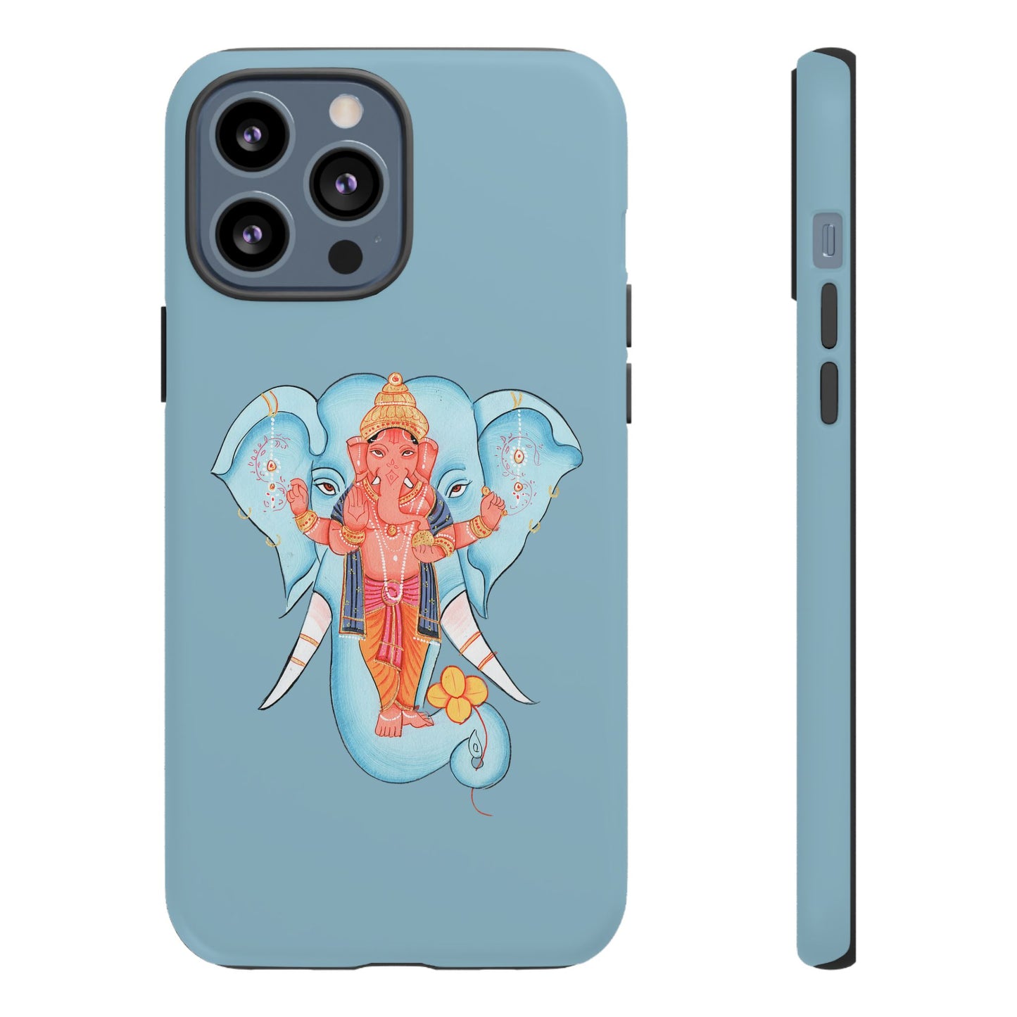 Tough Cases: Ganesh-Inspired Phone Case, Bohemian Phone Cover, Hindu Art Accessory, Festival Gift, Protective Phone Shell