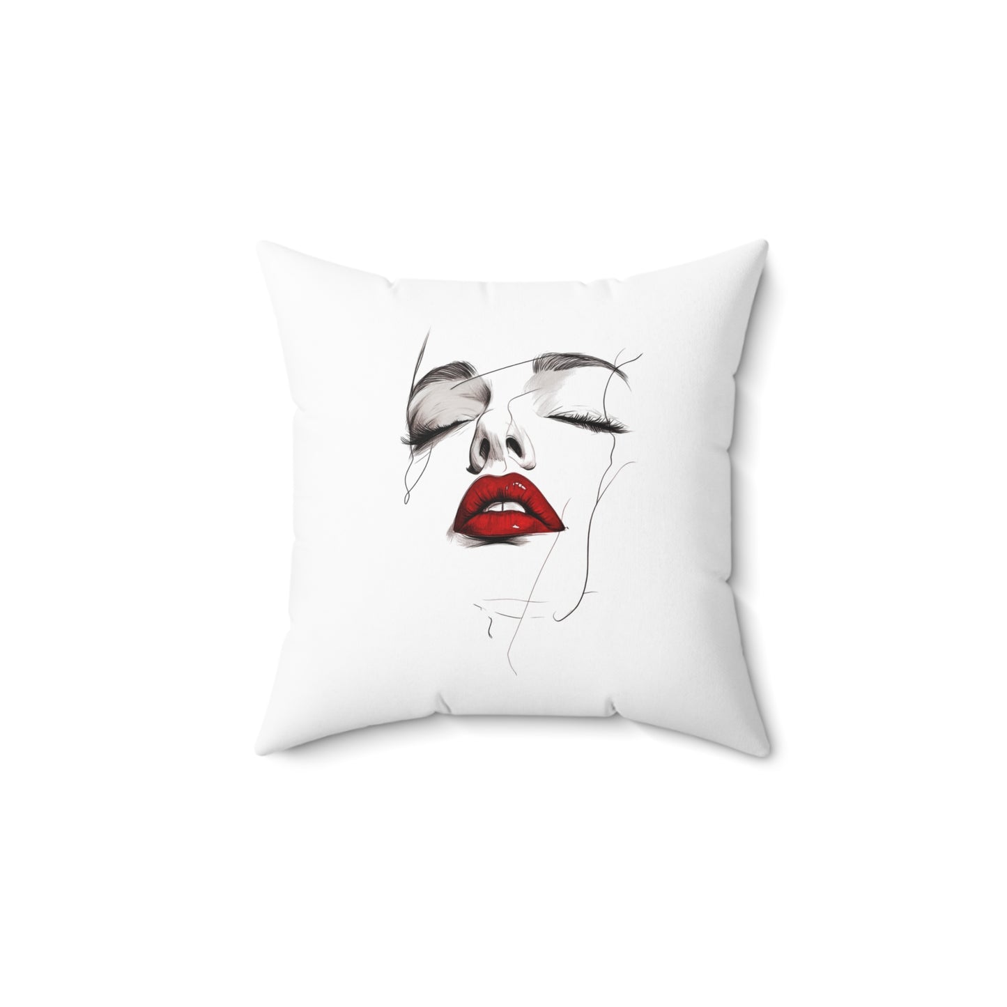 Chic Art Pillow, Stylish Home Decor, Modern Throw Cushion, Fashion-Inspired Accent Pillow, Gift for Art Lovers