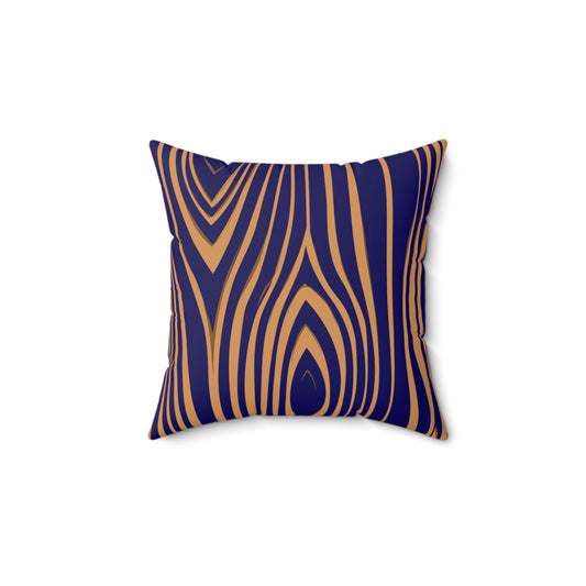 Artistic Wood Grain Decorative Pillow, Home Decor Pillow, Cozy Living Room Accent, Rustic Style Throw Cushion, Unique Gift Idea