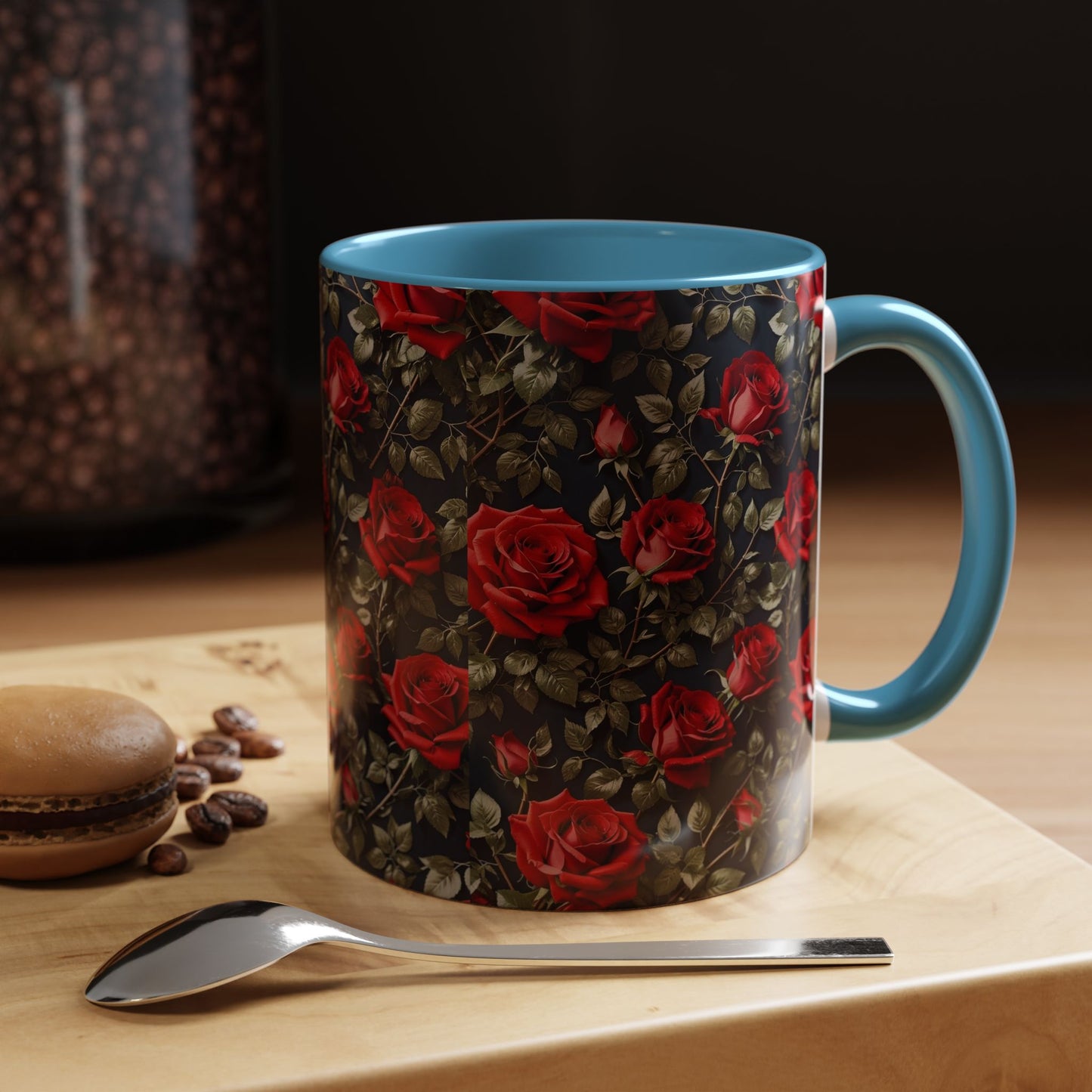 Elegant Floral Accent Coffee Mug - Perfect for Garden Lovers, Home Decor, Gift for Her, Tea Lovers, Mother's Day