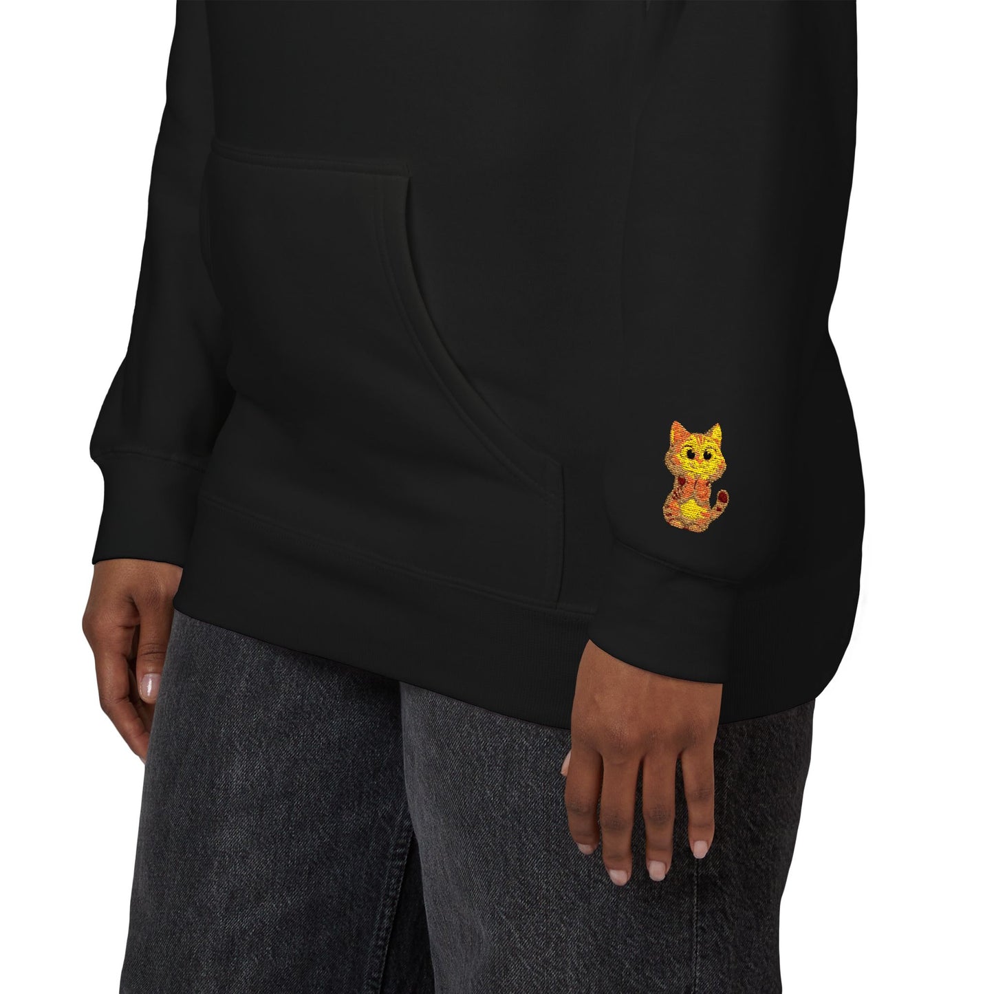 Cozy Fleece Hoodie with Cute Animal Design, Unisex Sweatshirt for Casual Outings, Gifts for Animal Lovers, Perfect for Fall and Winter