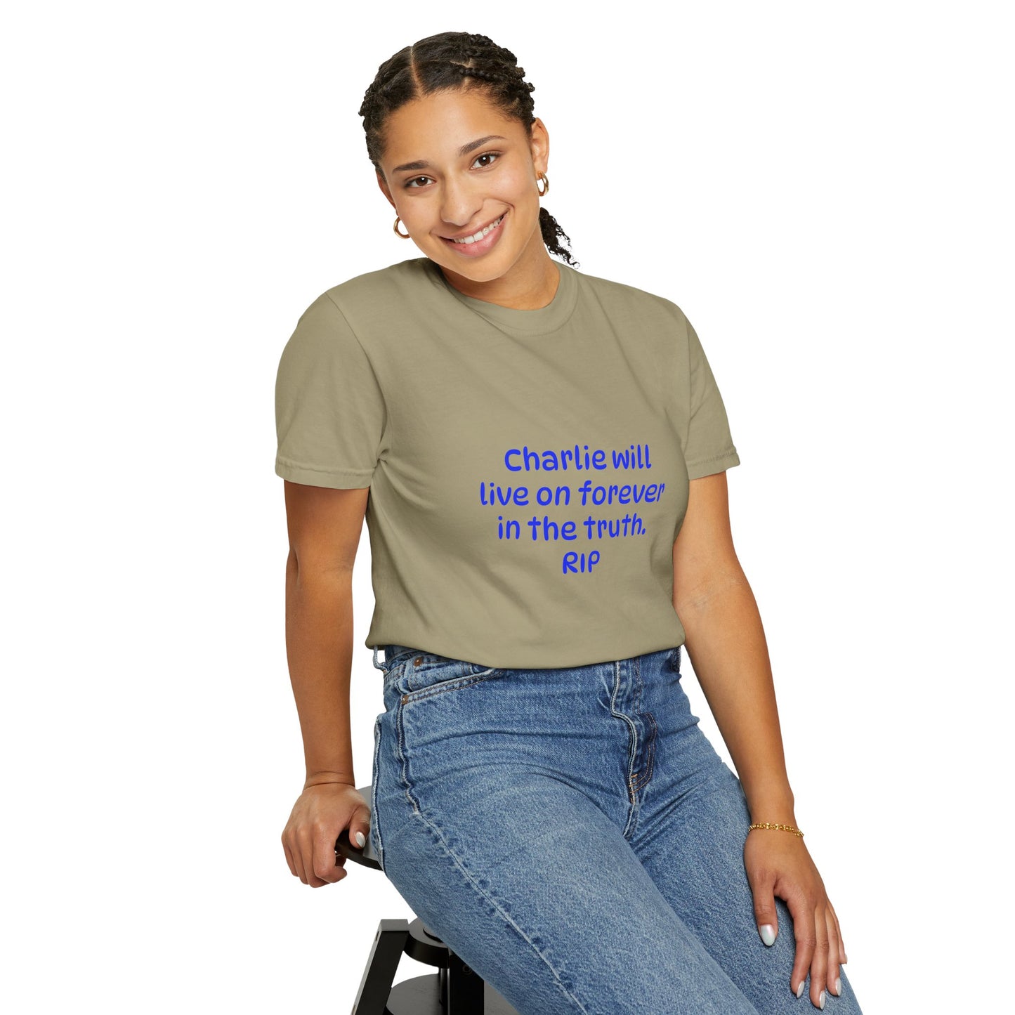 Inspirational Quote T-Shirt, Unisex Cotton Tee, Charlie Forever Shirt, Motivational Apparel, Gift for Friends, Casual Wear, Thoughtful [...]