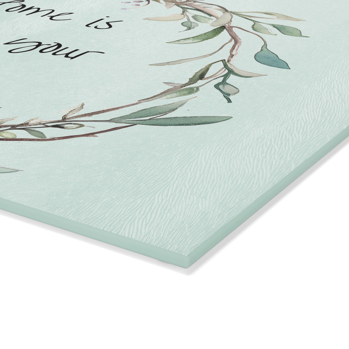 Charming Glass Cutting Board with Floral Wreath Design - Perfect for Home Decor, Housewarming Gift, Kitchen Essential, Wedding Gift, [...]