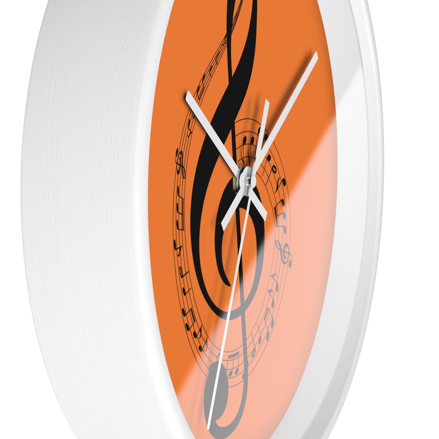 Musical Notes Wall Clock, Perfect Gift for Musicians, Music Lovers, Home Décor