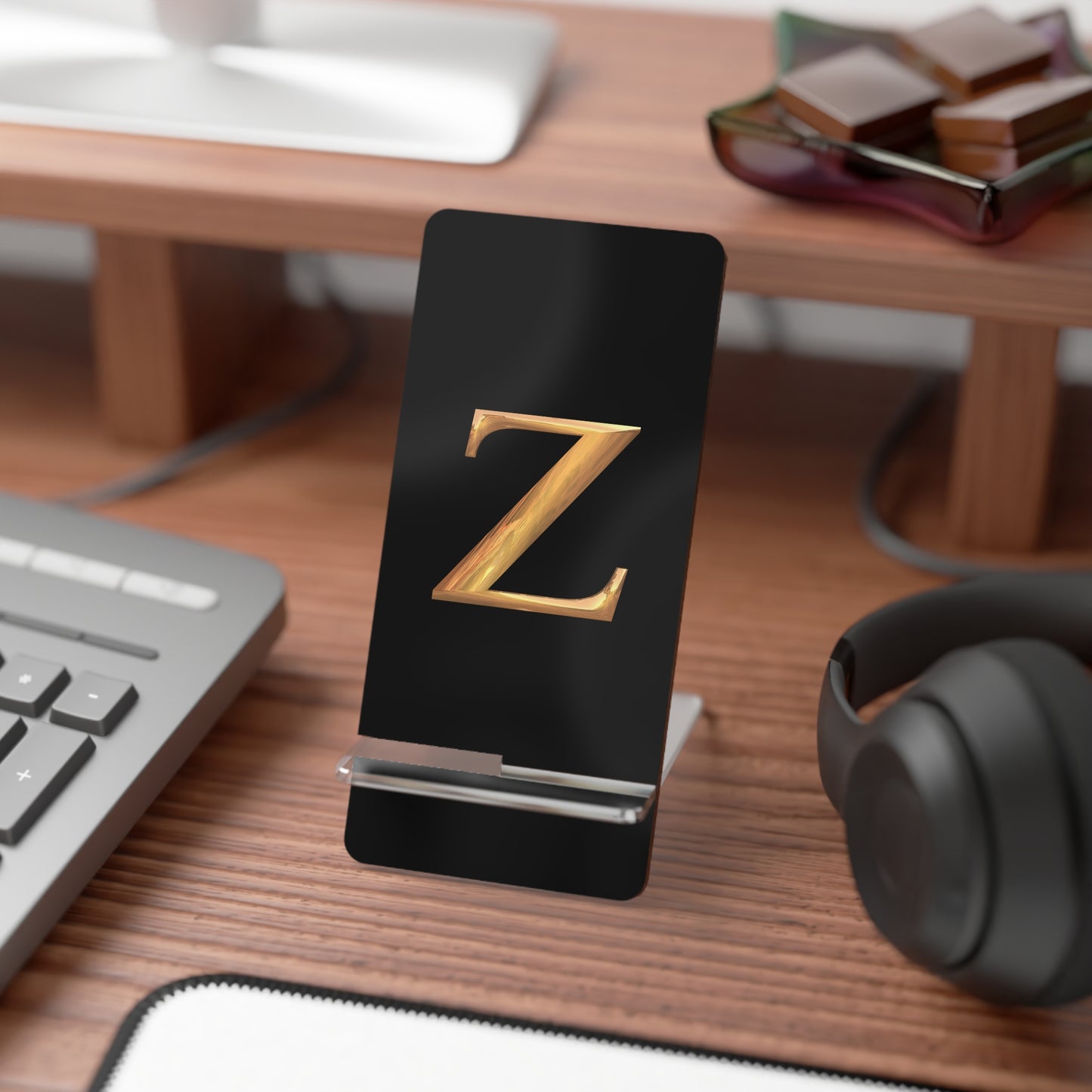 Personalized Smartphone Display Stand, Desk Organizer, Gift for Tech Lovers, Office Decor, Custom Phone Holder