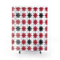 Bold Floral Shower Curtains - Retro Chic Decor, Bathroom Accessories