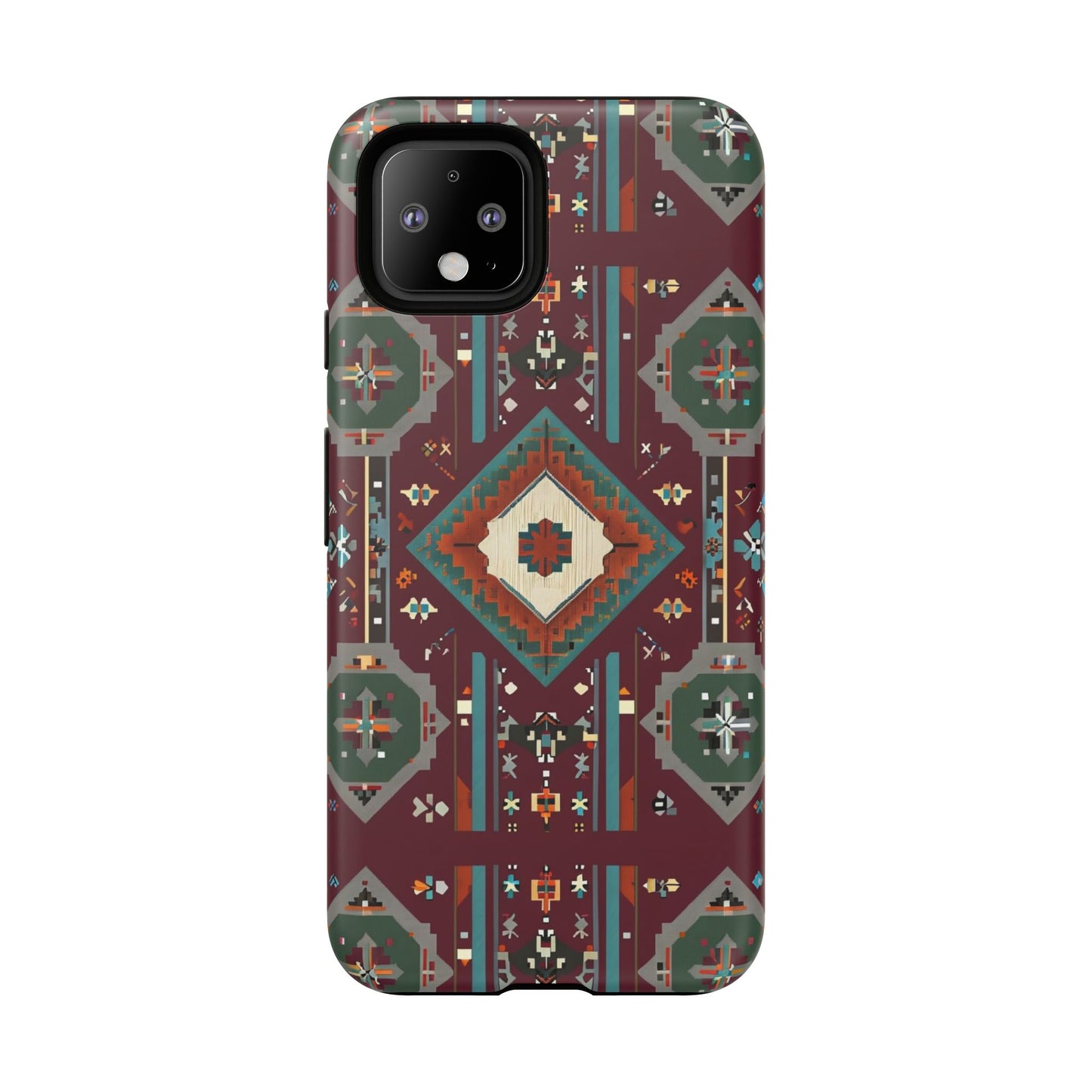 Tribal Pattern Phone Case - Boho Chic, Tough Durable Cover, Stylish Tech Accessory, Gift for Him/Her, Festival Essentials