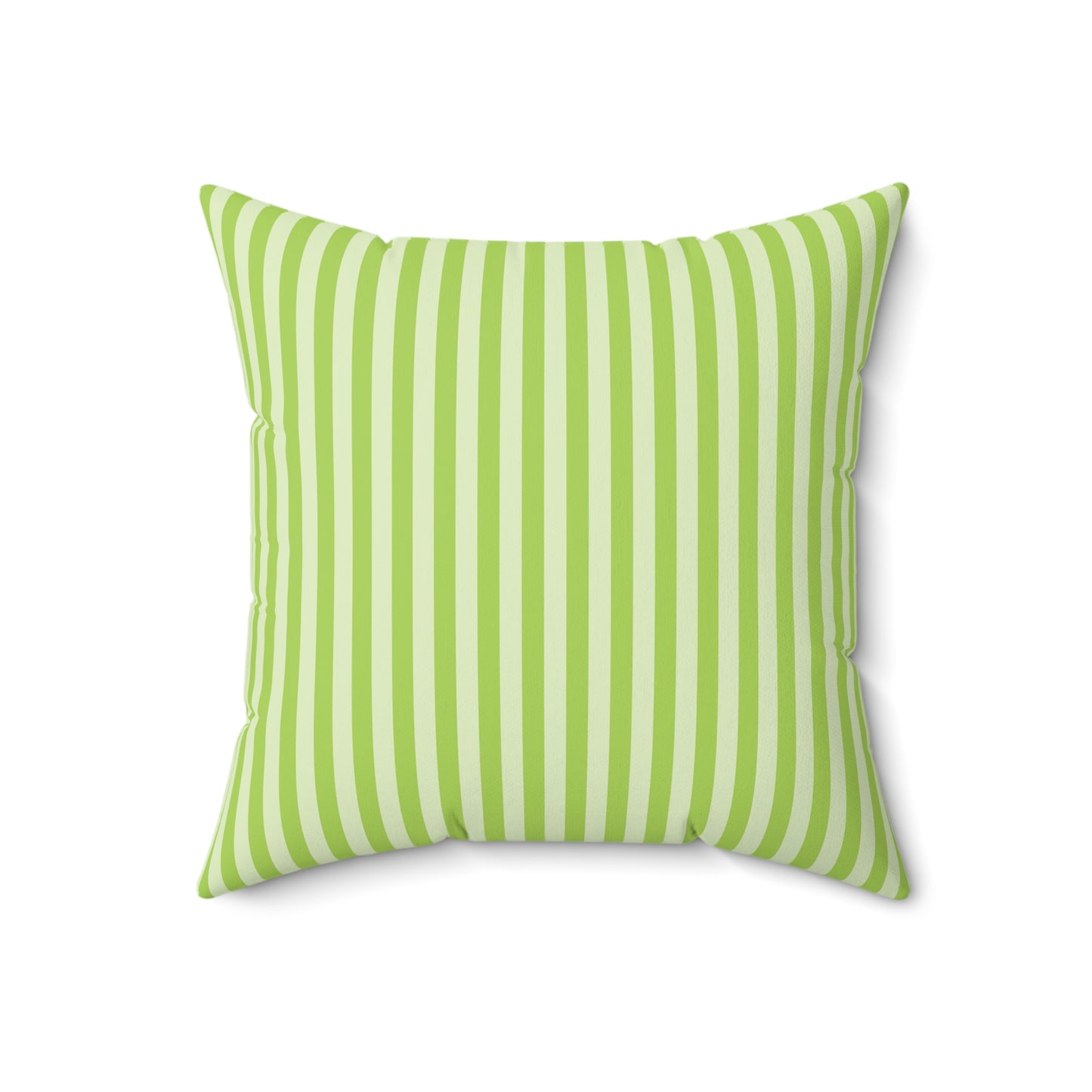 Fresh Green Striped Throw Pillow Decorative Cushion for Modern Living Room