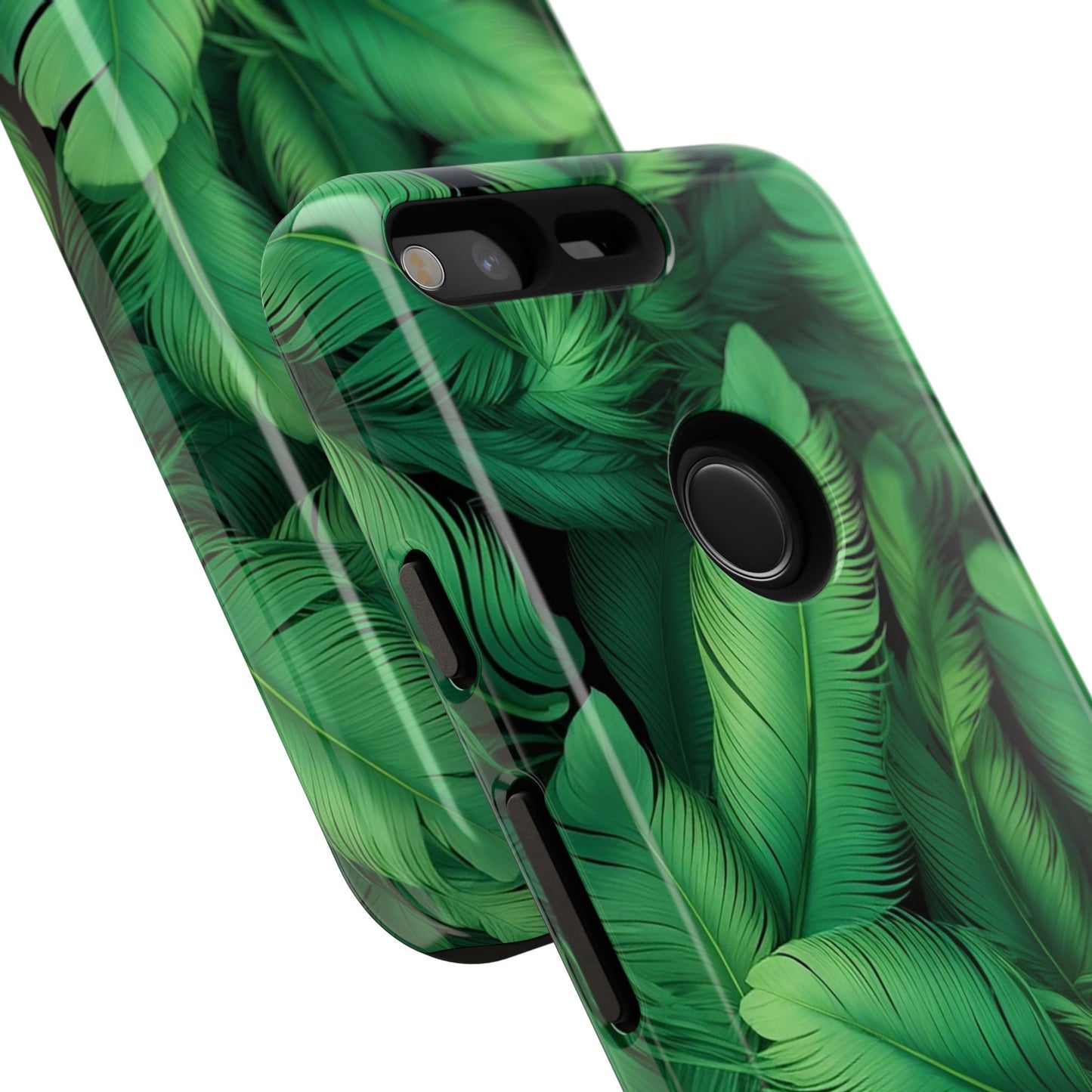 Tough Cases - Tropical Leaf Phone Case, Nature-inspired, Phone Accessory, Gift for Her, Jungle Theme, Eco-Friendly