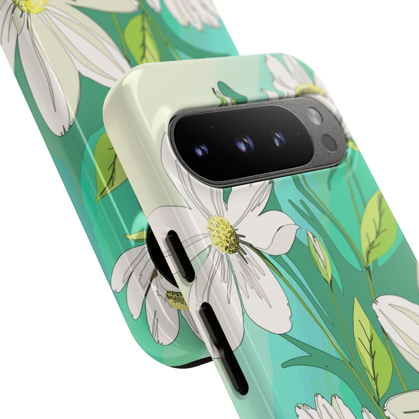 Floral Phone Case, Tough Cases, Flower Design, Nature Inspired, Eco-Friendly Cover, Unique Gift for Her, Spring Accessories