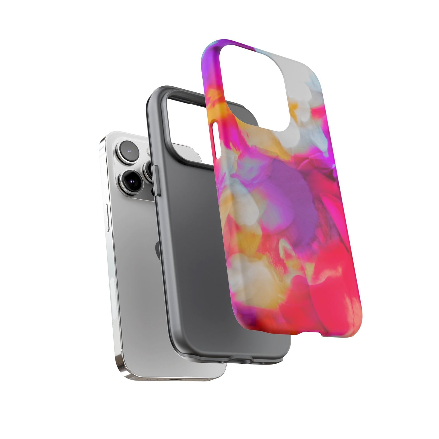Floral Phone Case: Stylish Art for Your Device, Tough Cases, Gift for Her, Flower Print, Trendy Accessories, Phone Protection