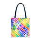 Colorful Abstract Tote Bag, Beach Bag, Shopping Bag, Summer Accessory