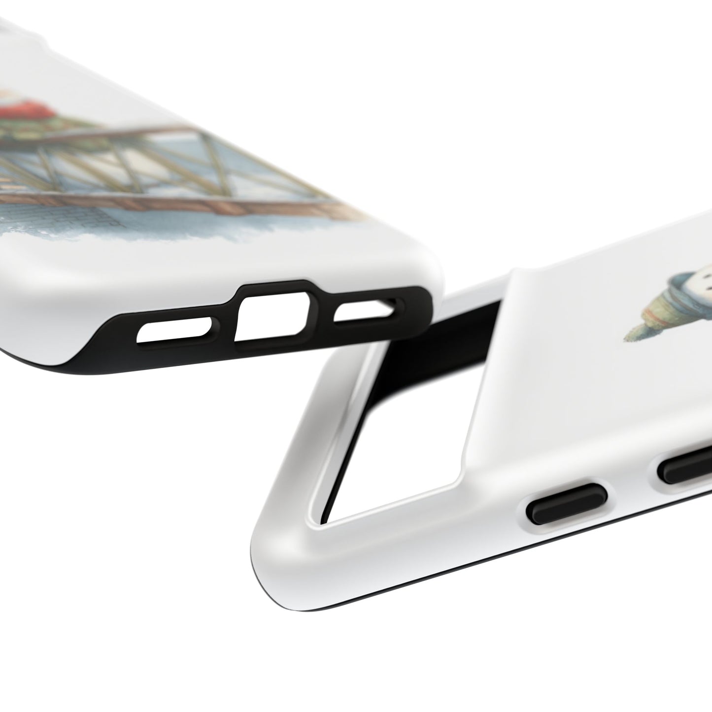 Snowman Phone Case – Winter Holiday Gift, Cute Snowman Design, Winter Accessories, Protective Phone Case, Unique Christmas Present