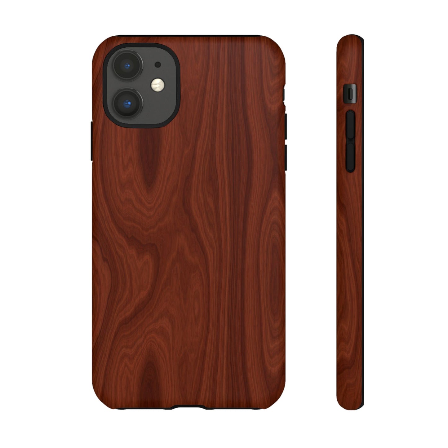 Wood Grain Phone Case, Stylish Tough Cases, Nature-Inspired Protective Cover, Unique Gifts for Him and Her, Eco-Friendly Tech Accessory