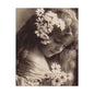Vintage Floral Portrait Canvas