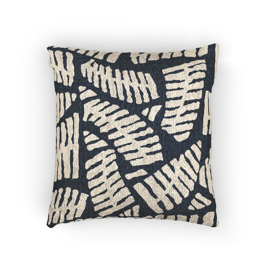 Bohemian Woven Pillow, Textured Home Decor, Boho Chic Cushion, Woven Throw Pillow, Coastal Living Accent, Natural Fabric Pillow