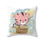 Cute Tiger Print Throw Pillow decorative Cushion, Kids Room Decor