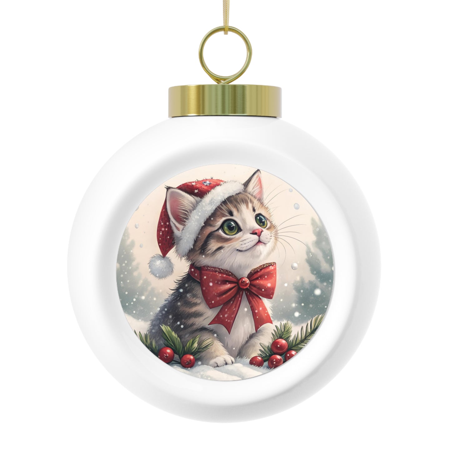 Festive Christmas Cat Ornament, Cat Lover Holiday Decor, Unique Christmas Tree Decorations, Purrfect Gift for Cat Owners, Winter [...]