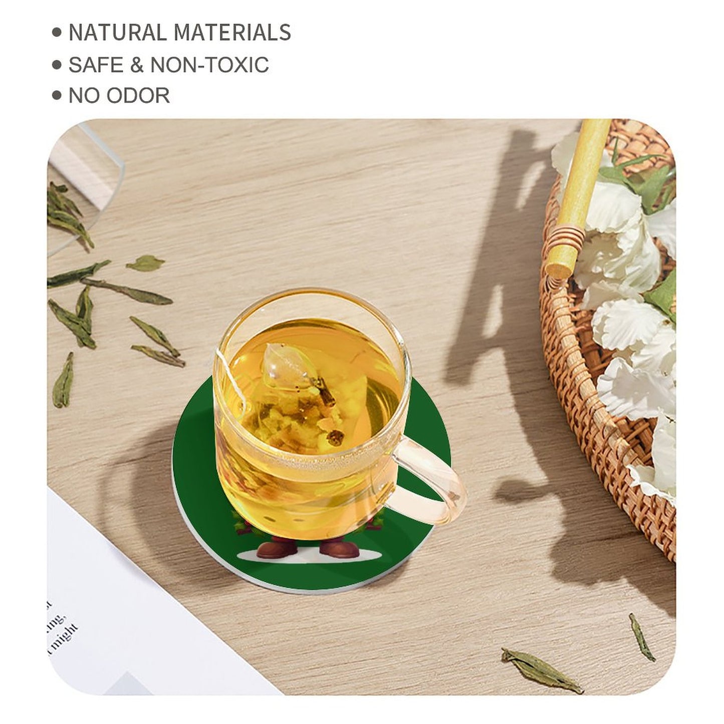 Round Ceramic Coaster