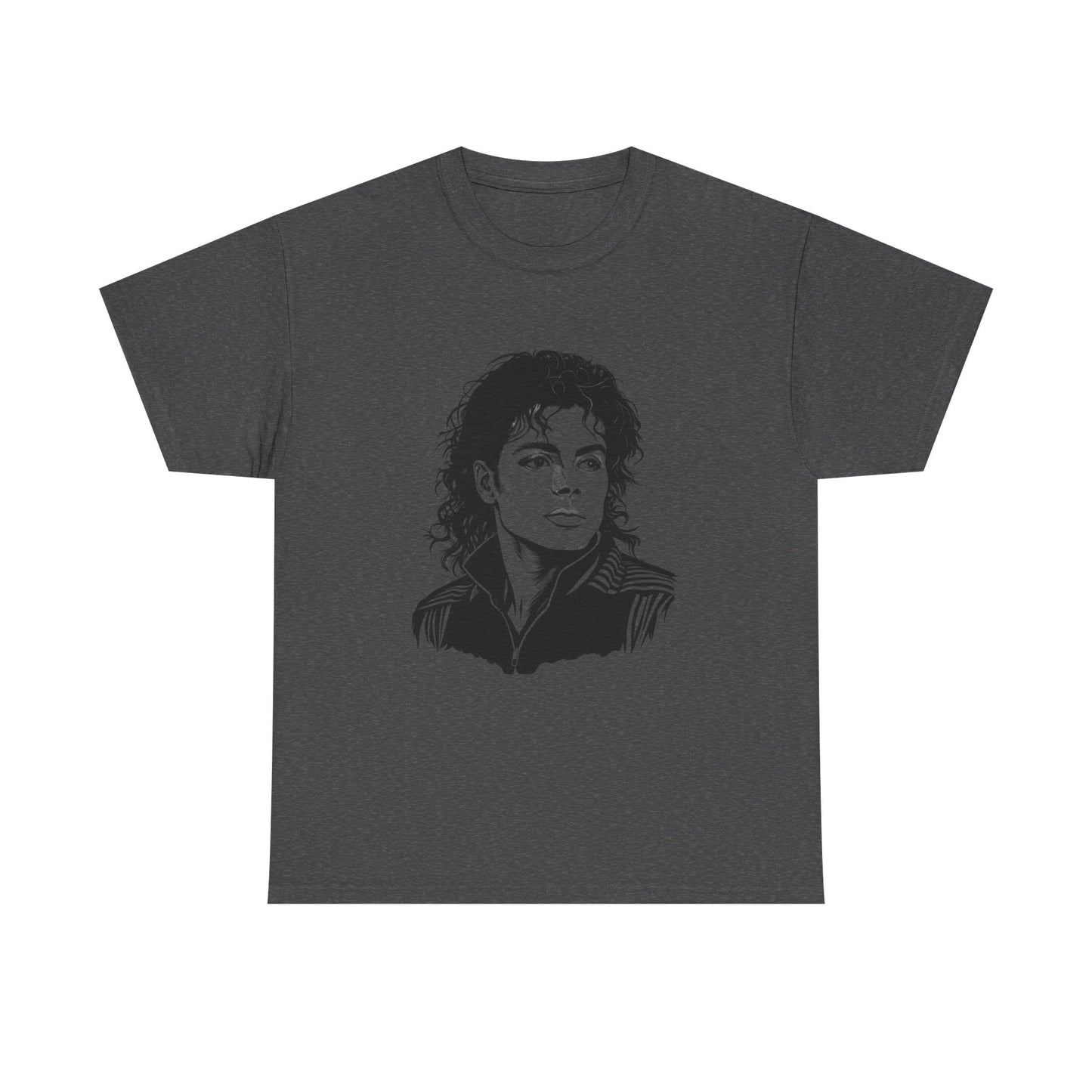 Michael Inspired Unisex Heavy Cotton Tee, Vintage Style Shirt, Retro Graphic Tee, Music Lover Gift, Unisex Casual Wear
