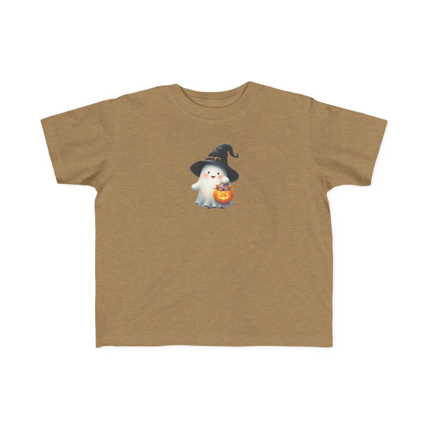 Adorable Halloween Toddler Tee, Cute Ghost Design, Kids Halloween Outfit, Witch Hat Shirt, Toddler Costume Top