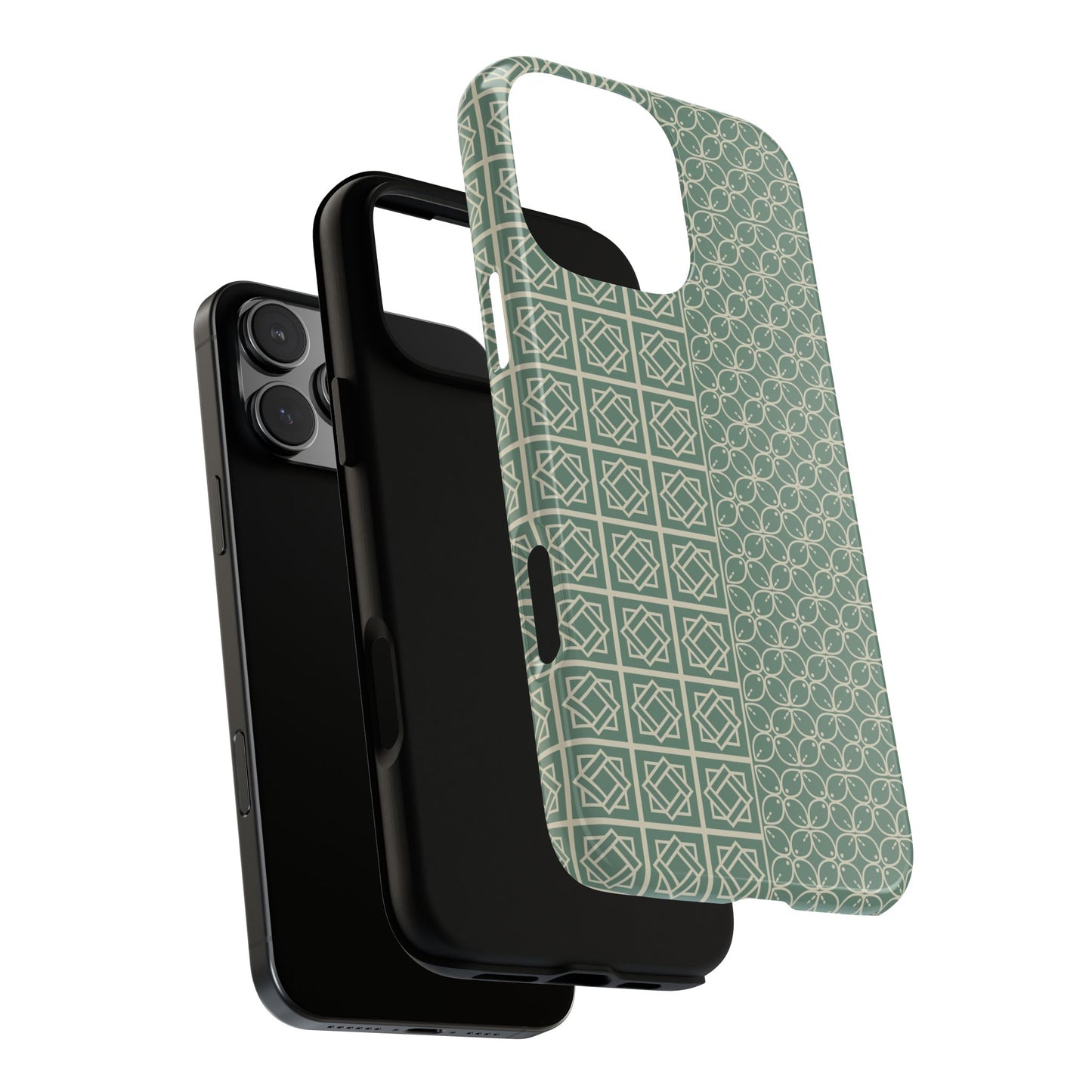 Stylish Phone Case with Geometric Patterns, Tough Cases, Durable Cell Phone Cover, Trendy Smartphone Accessory, Functional Gift Idea