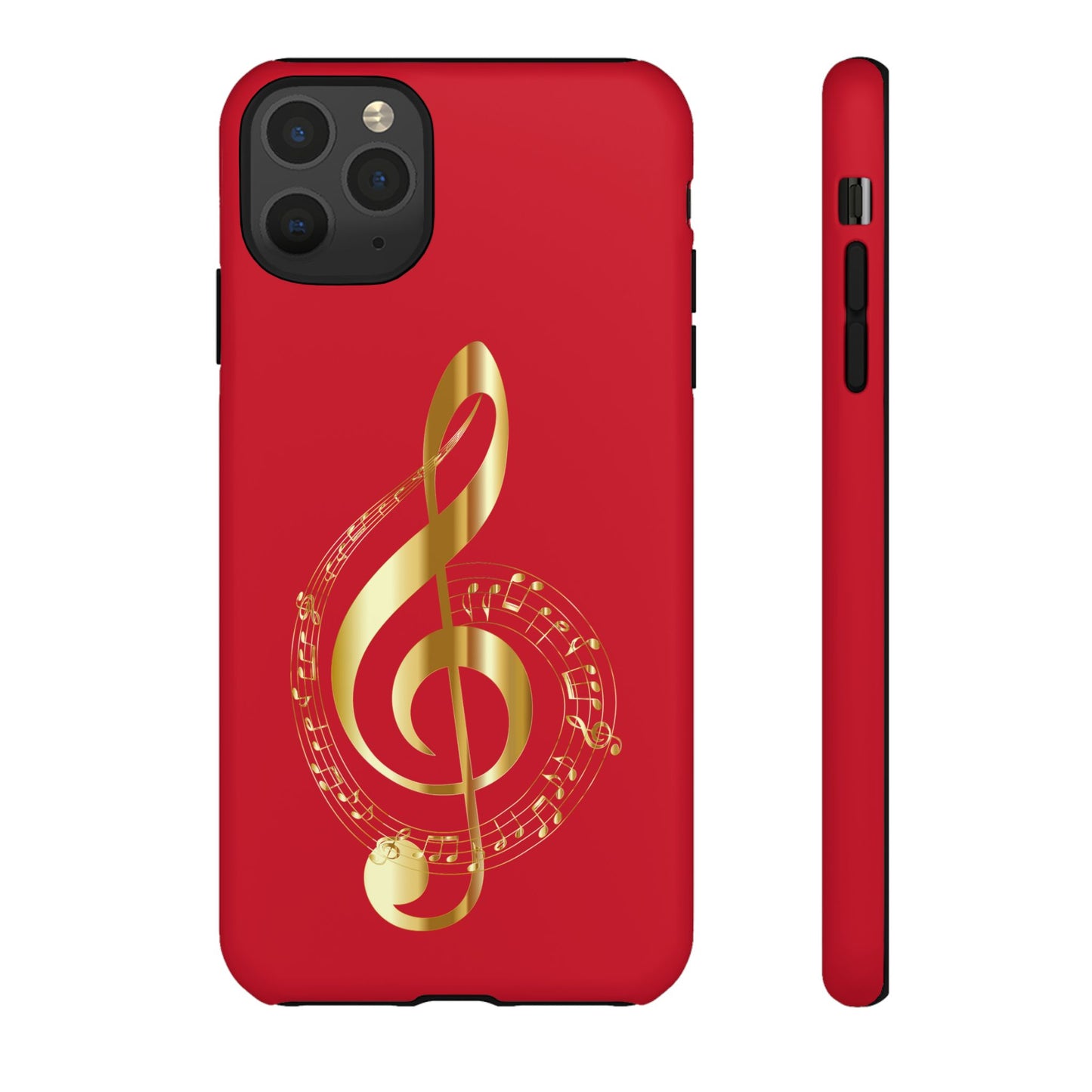 Tough Cases - Red Musical Note