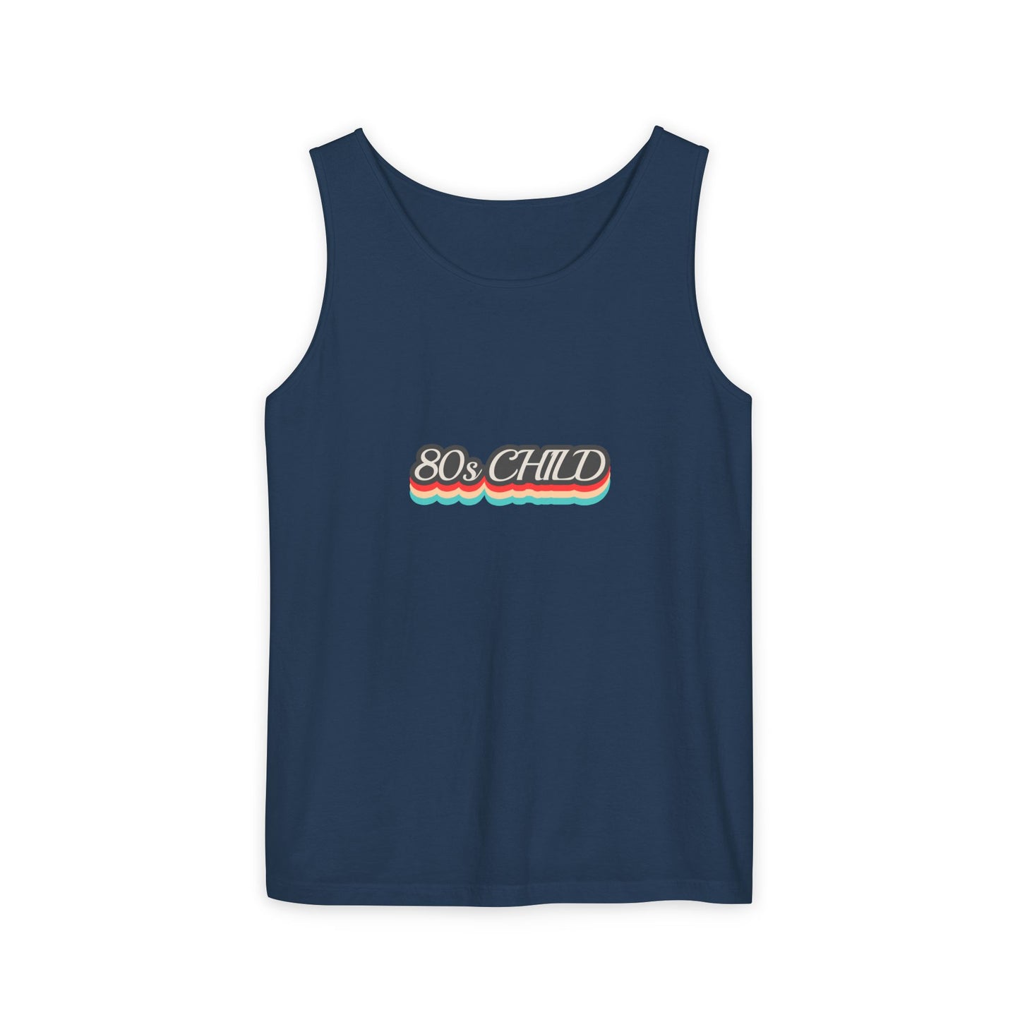 80s Child Unisex Tank Top | Retro Summer Wear, Vintage Style Shirt, Gift for 80s Lovers, Bohemian Fashion, Nostalgic Apparel