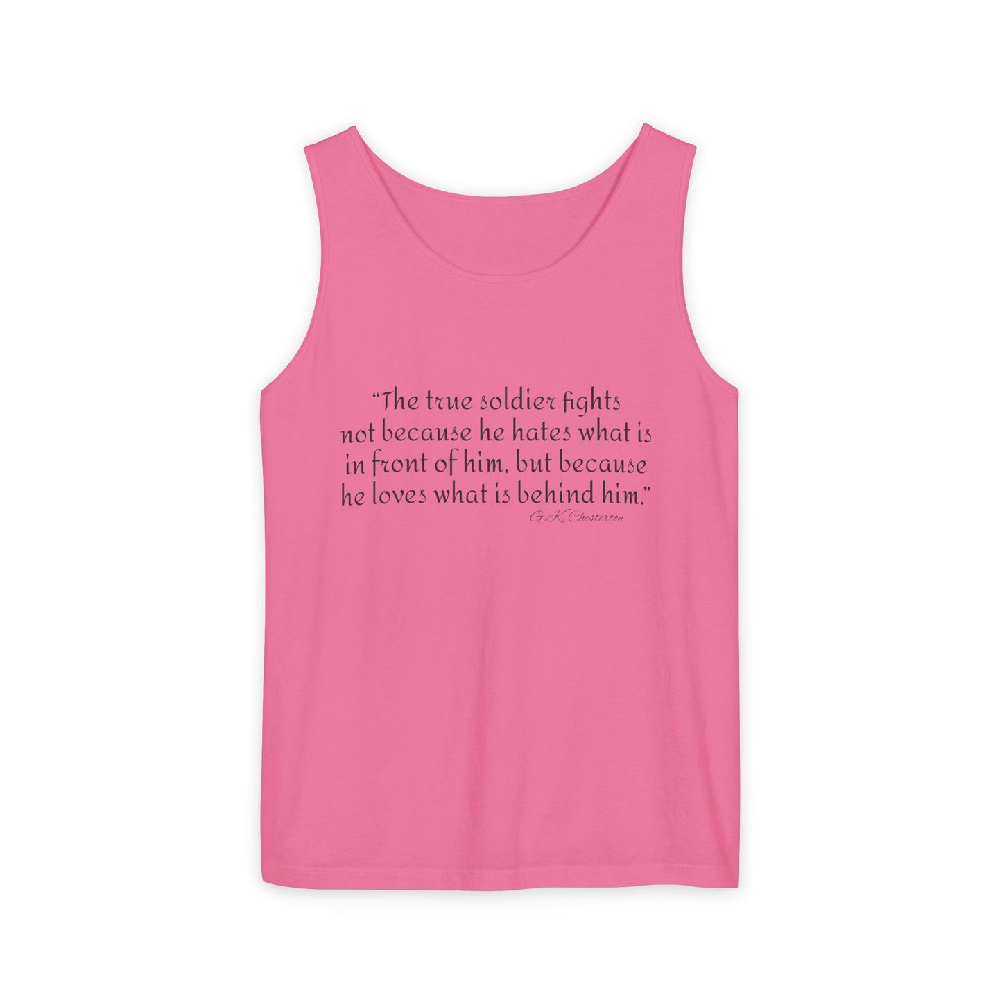 Inspirational Quote Tank Top for Men Women