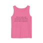Inspirational Quote Tank Top for Men Women