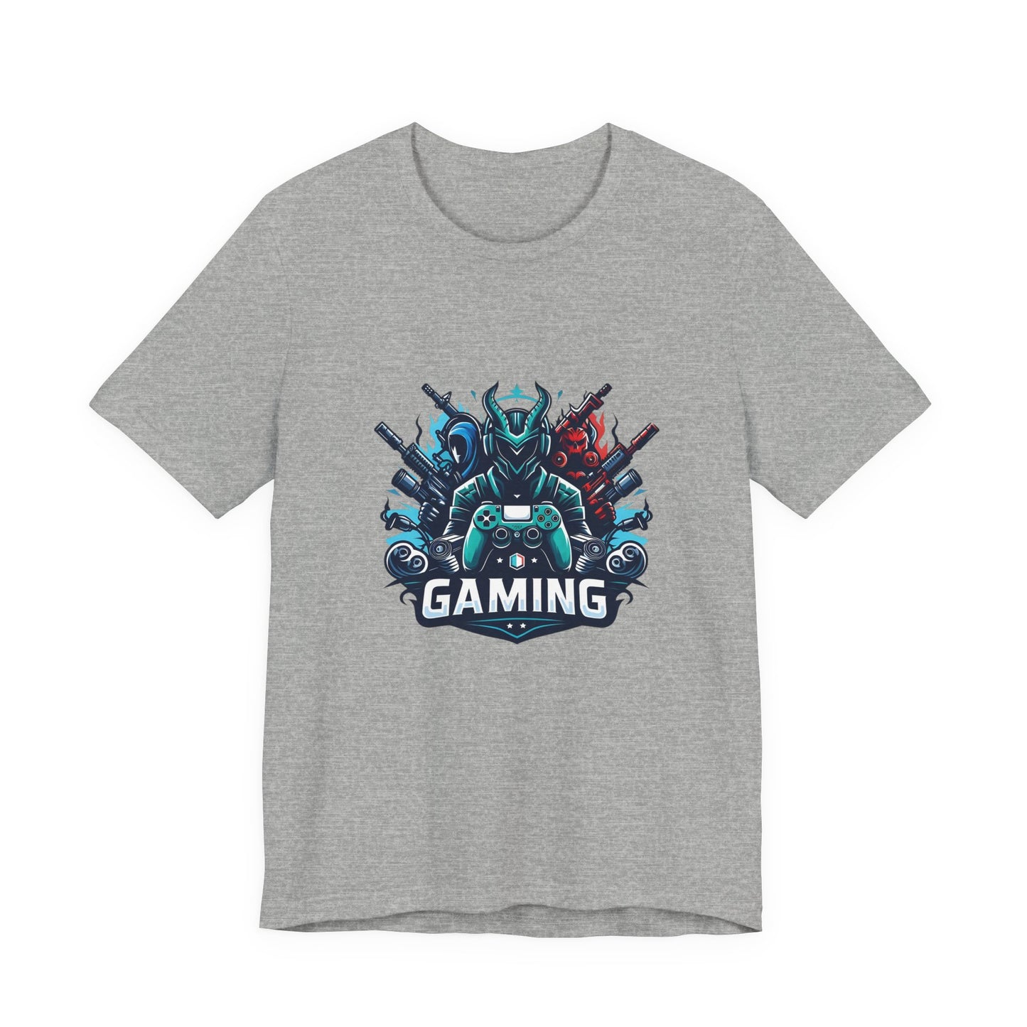 Gaming Controller Emblem Tee — Esports Gamer Graphic T-Shirt