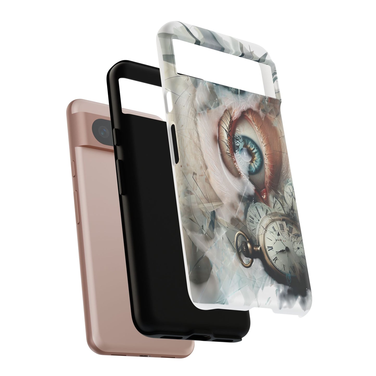 Artistic Eye Phone Case, Unique Smartphone Cover, Whimsical Gift for Art Lovers, Trendy Tech Accessory, Birthday Present, Holiday Gift