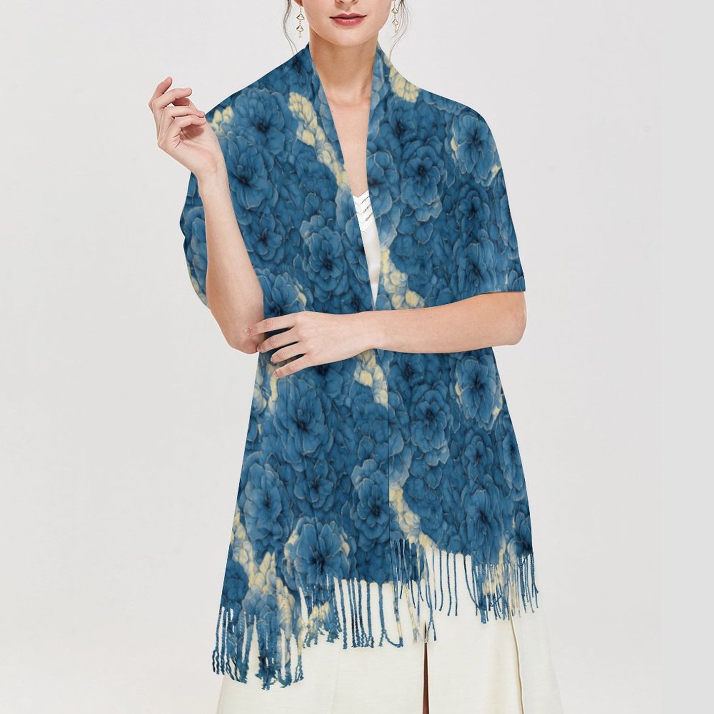 Cashmere-like Tassel Scarf