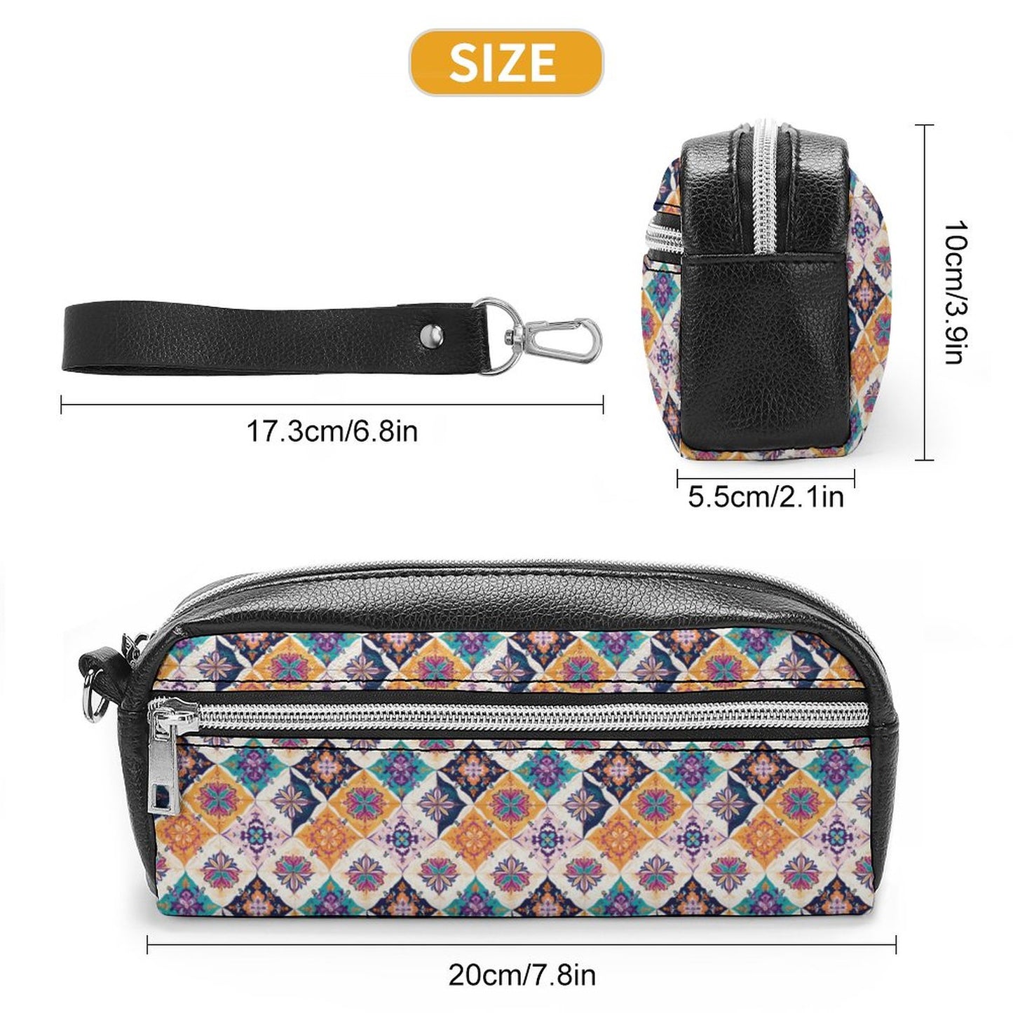 Versatile Cosmetic Bag & Pencil Case Pouch