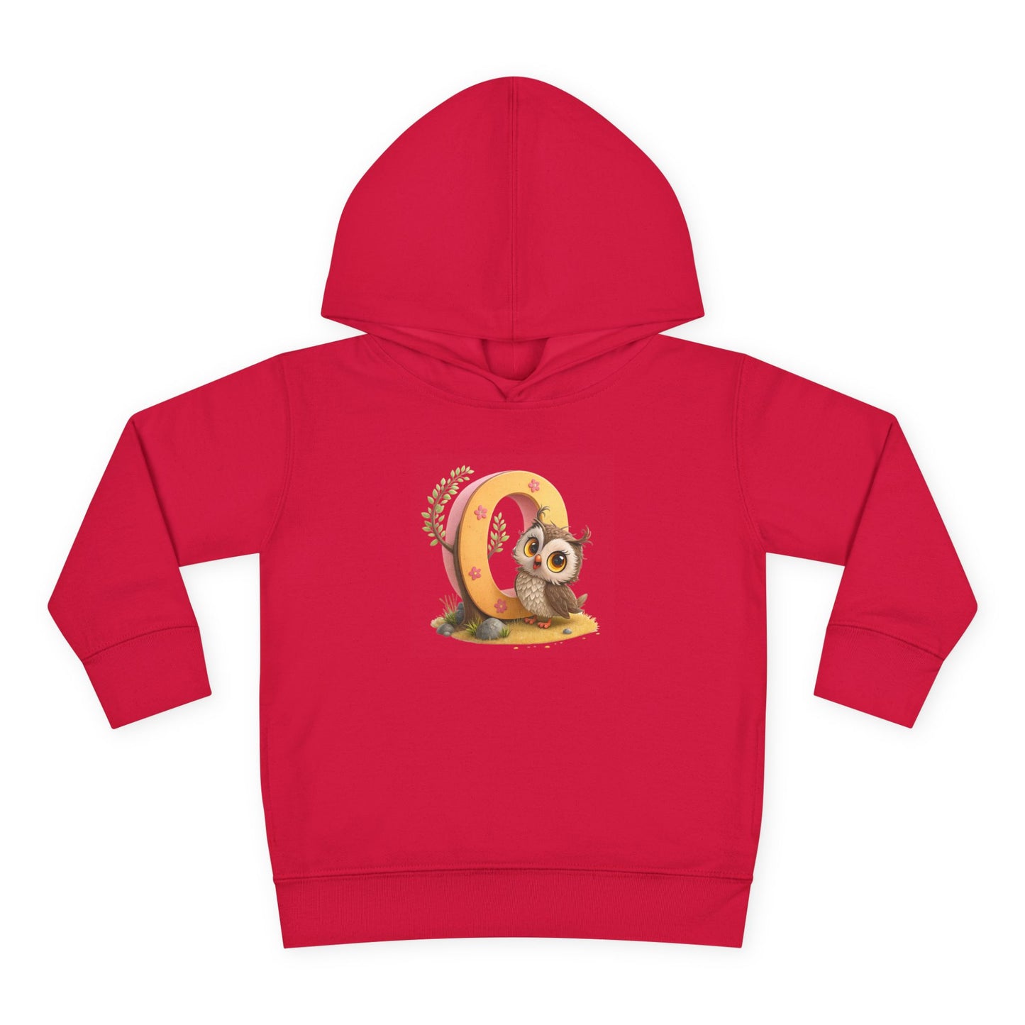 Adorable Toddler Owl Pullover Fleece Hoodie, Cute Kids Hoodie, Owl Design, Cozy Toddler Apparel, Perfect for Gifts and Playtime