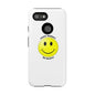 Happy Face Phone Case, Tough Cases, Don’t Worry, Be Happy, Cute Gift for Friends, Positive Vibes, Fun Mobile Accessories