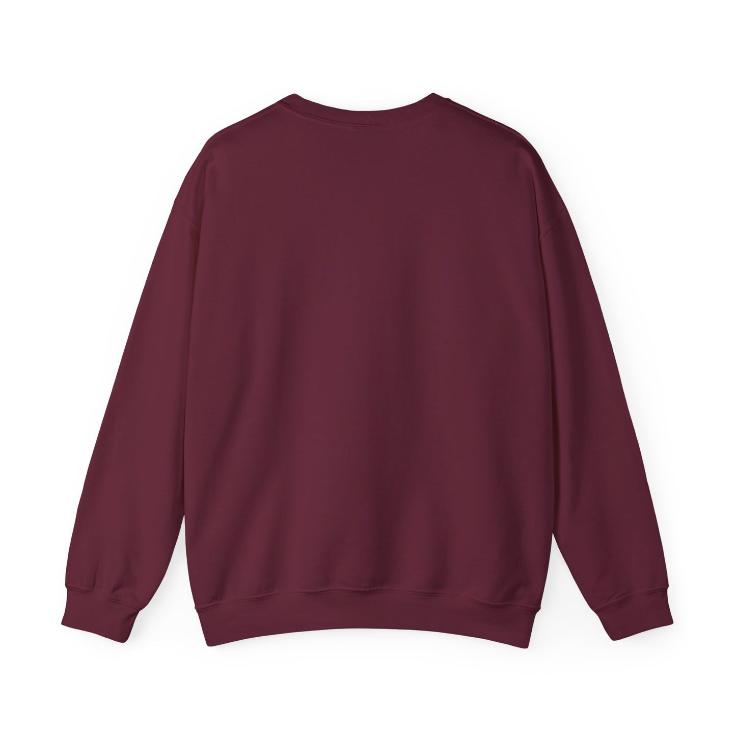 Crewneck Sweatshirt — "Furkin' Fabulous" Cute Black Cat in Pink Hat & Scarf
