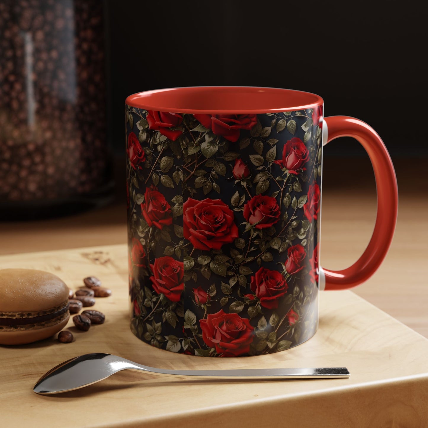 Elegant Floral Accent Coffee Mug - Perfect for Garden Lovers, Home Decor, Gift for Her, Tea Lovers, Mother's Day