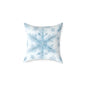 Snowflake Square Poly Canvas Pillow | Cozy Winter Decor, Holiday Gift, Home Accent, Relaxation Decor, Seasonal Cushion