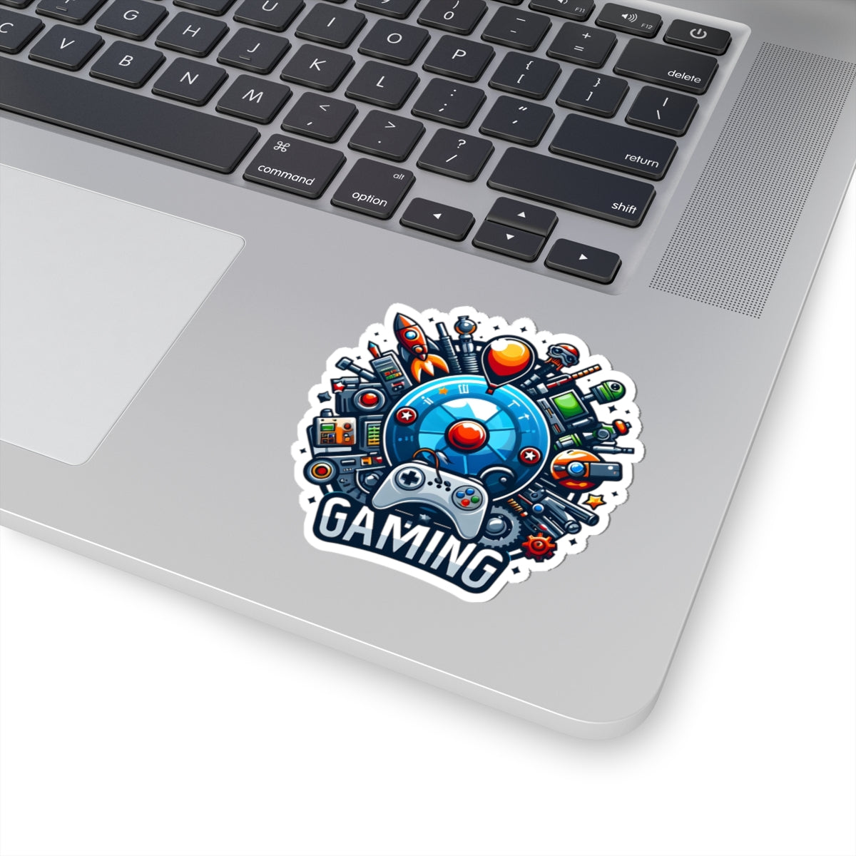 Gaming-Themed Kiss-Cut Stickers, Video Game Decals, Laptop Stickers, Gamer [...]
