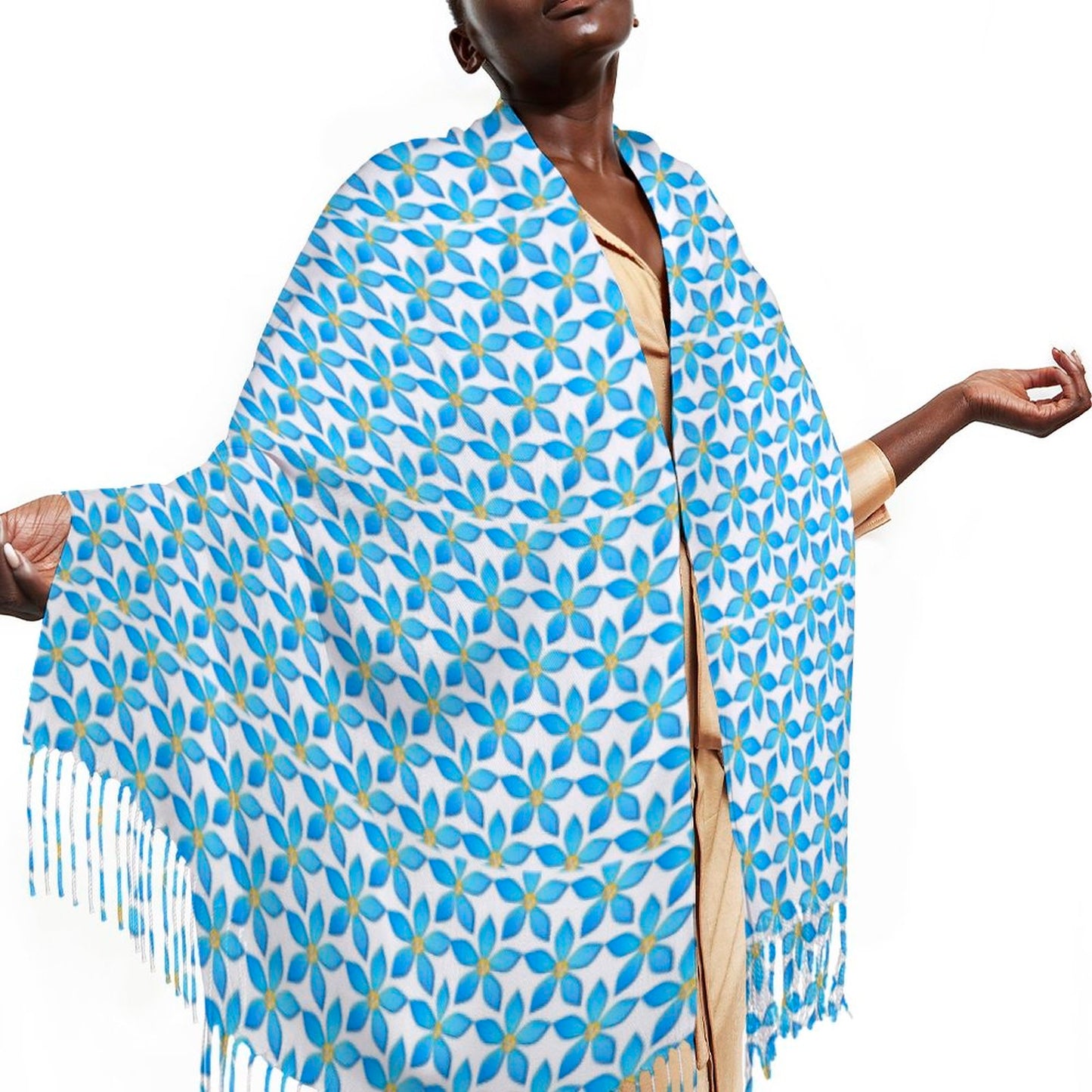 Cashmere-like Tassel Scarf