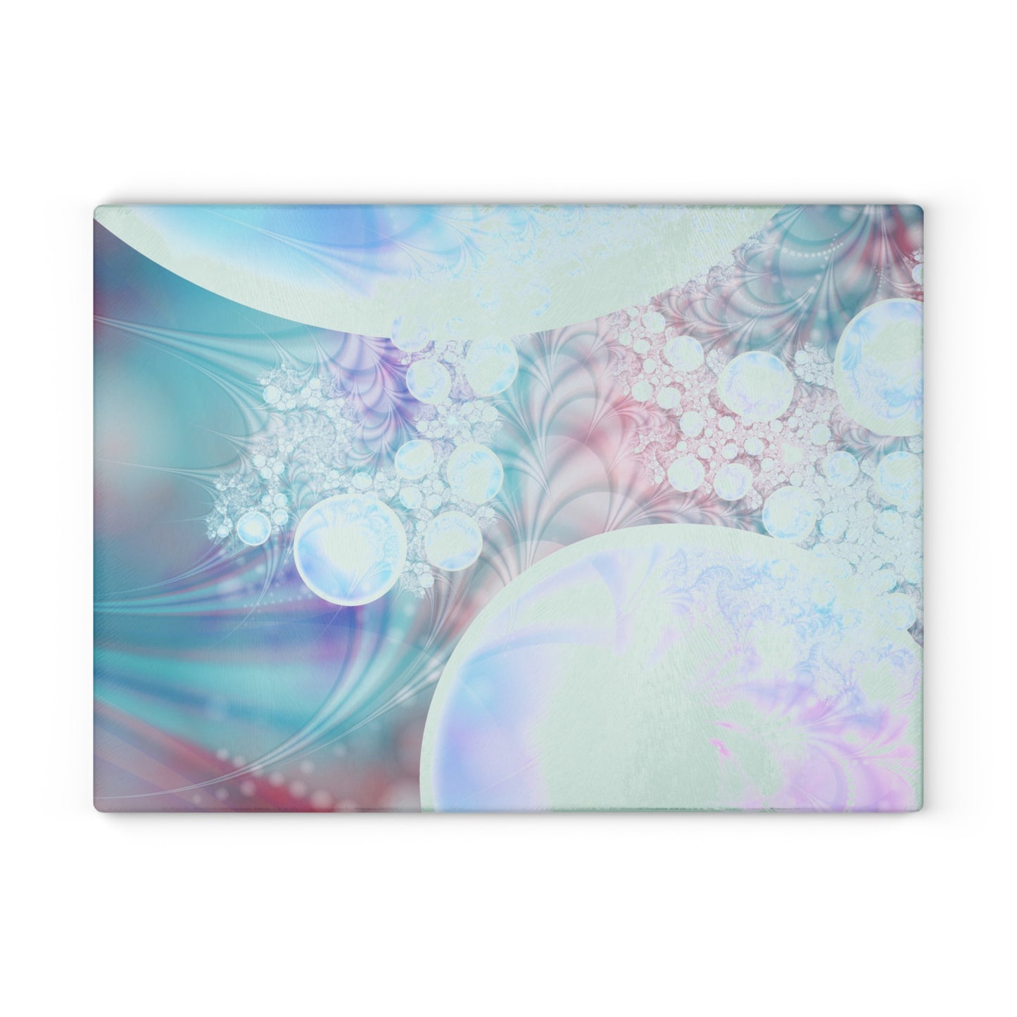 Elegant Glass Cutting Board with Abstract Design, Kitchen Decor, Unique Gift Idea, Modern Home Accessories, Food Prep Essential