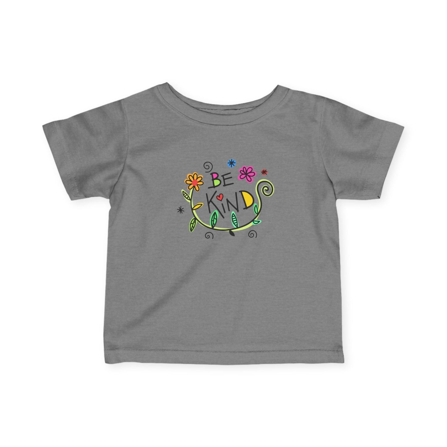 Be Kind Infant Tee, Cute Baby Shirt, Toddler Gift, Nursery Outfit, Rainbow Tee, Kids' Shirt