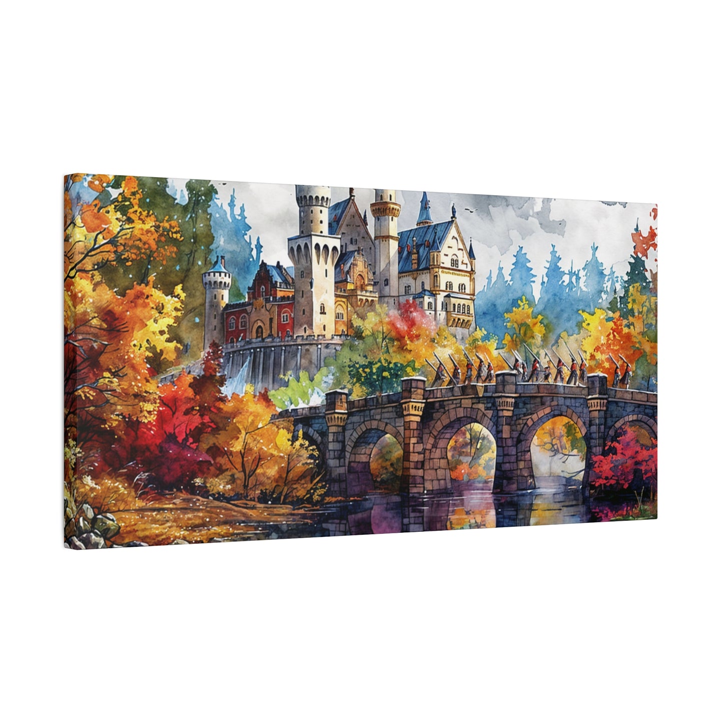 Matte Canvas, Stretched, 1.25" - Castle