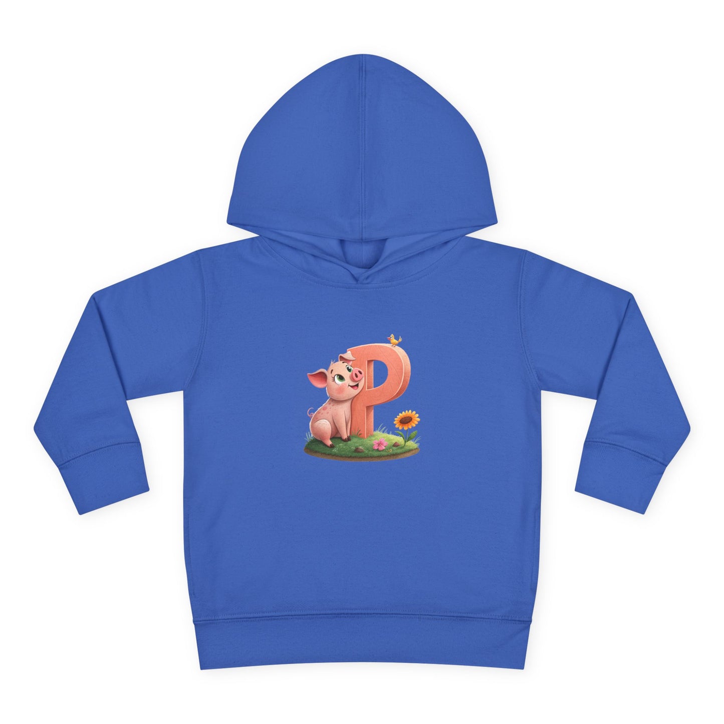 Toddler Piggy Personalized Fleece Hoodie, Cute Animal Hoodie, Kids Pullover, Toddler Clothes, Kids Gift, Birthday Present