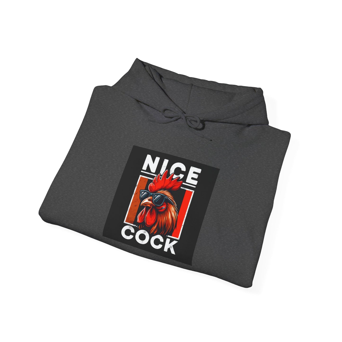 Rooster Graphic Hoodie – "Nice Cock" Bold Farmhouse Pullover